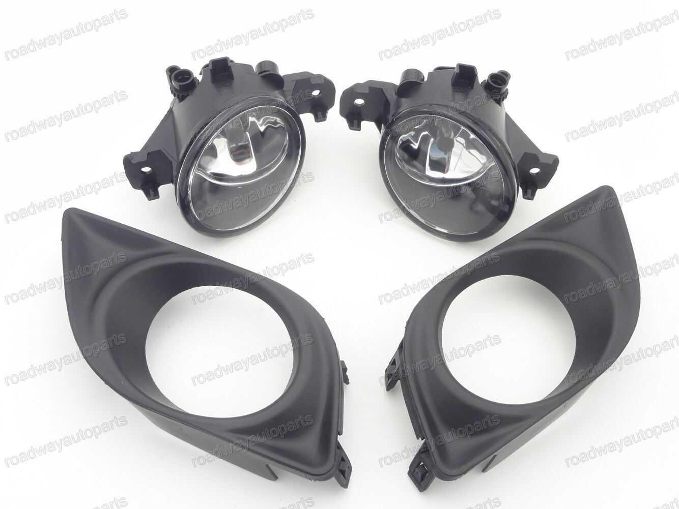 Pair Front Bumper Fog Light Driving Lamps w/cover Fit for NISSAN VERSA 2012-2014