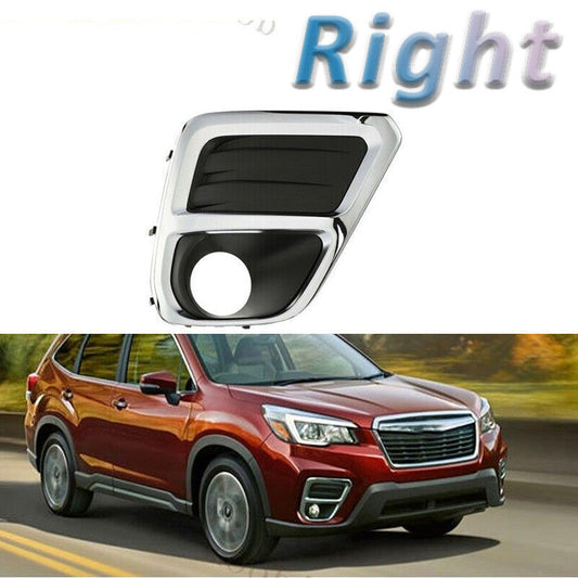 Right Front Bumper Fog Light Trim Cover Bezel Fit for Subaru Forester 2019-2021