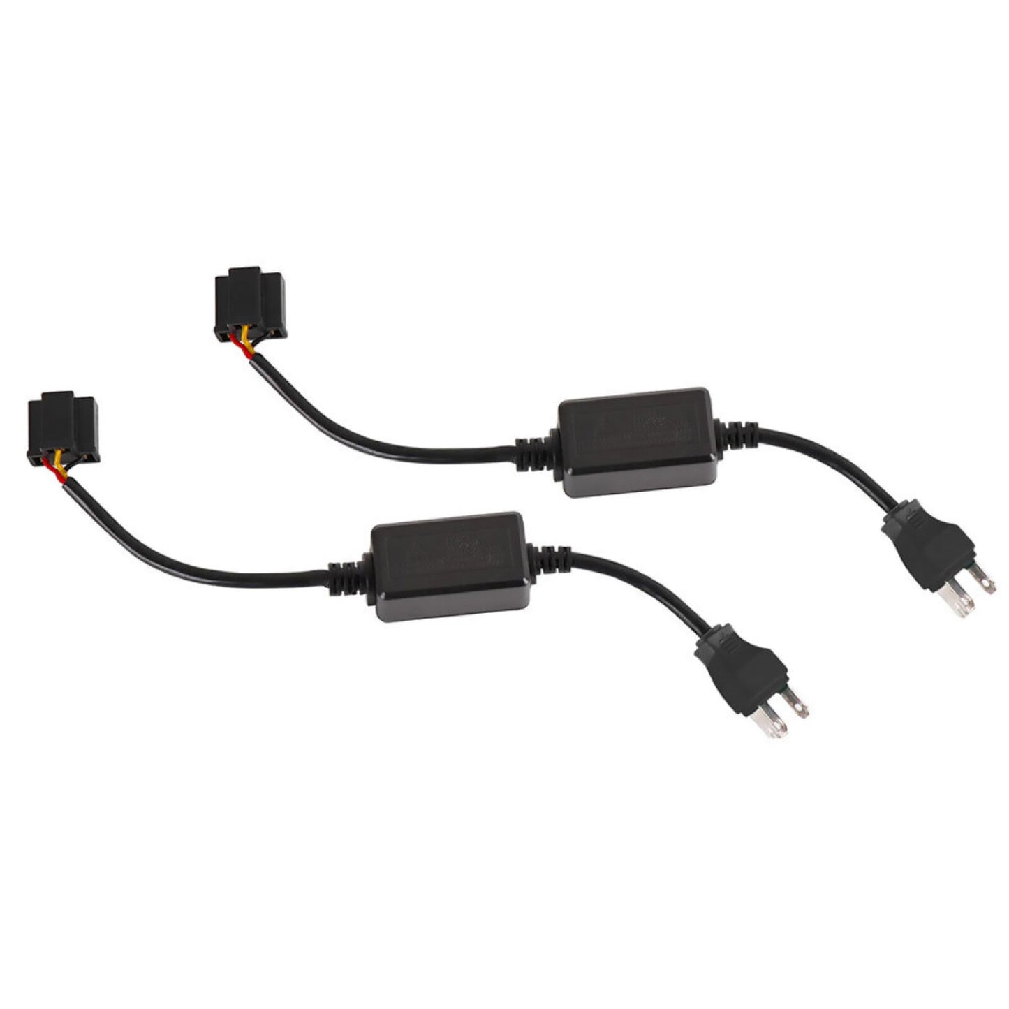 2PCS LED H4/9003 Headlight Canbus Error Anti Flicker Resistor Decoder