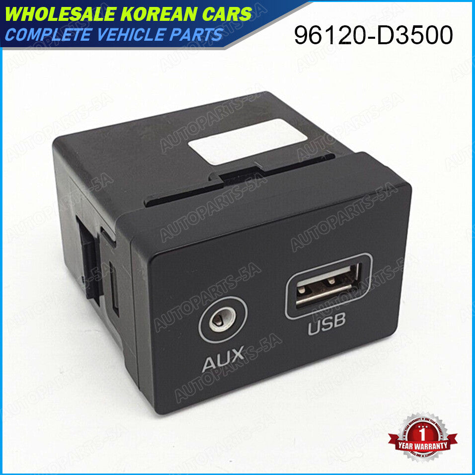96120-d3500 USB/AUX Audio Input Port Adapter Jack for 2016-2018 for Hyundai for Tucson