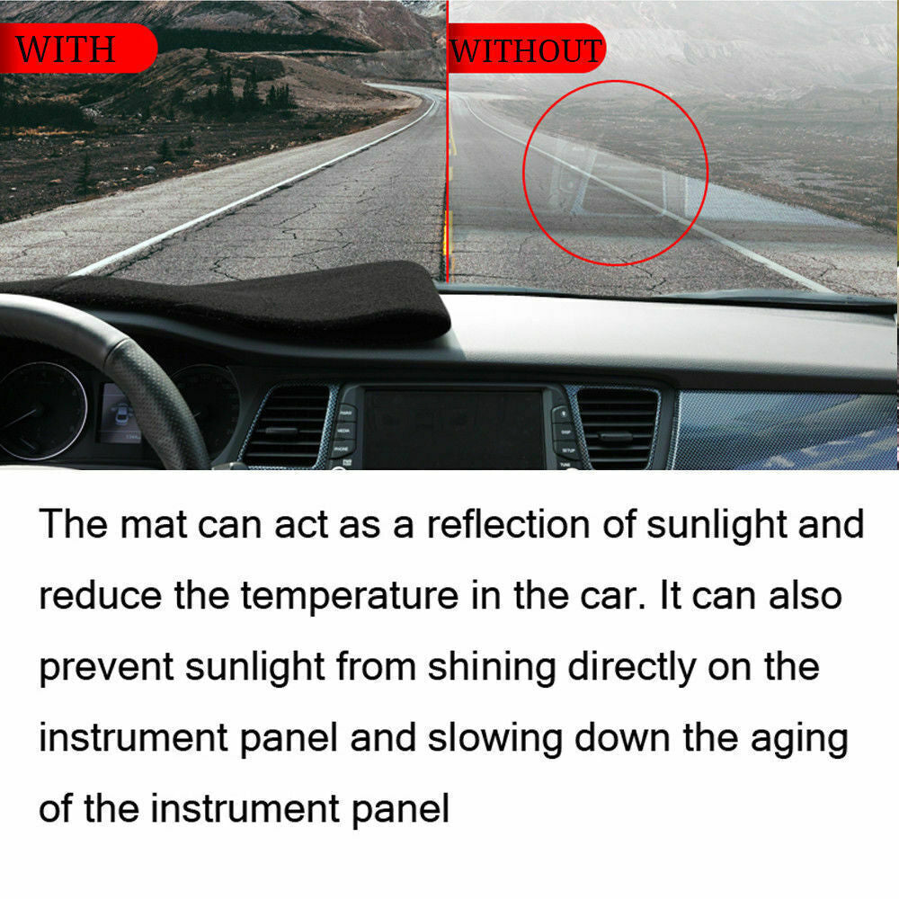 1P Inner Dashboard Dash Mat Non-slip DashMat Sun Shade Pad for Honda N-VAN 2019
