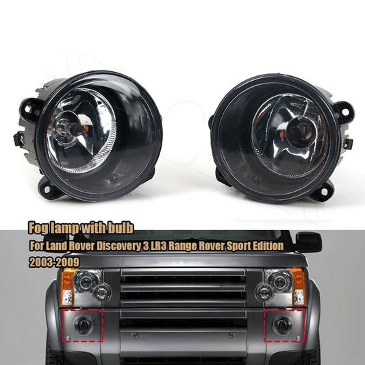 Pair Front Fog Light for Land Rover Discovery 3 2003-2004 LR3 for Range Rover Sport