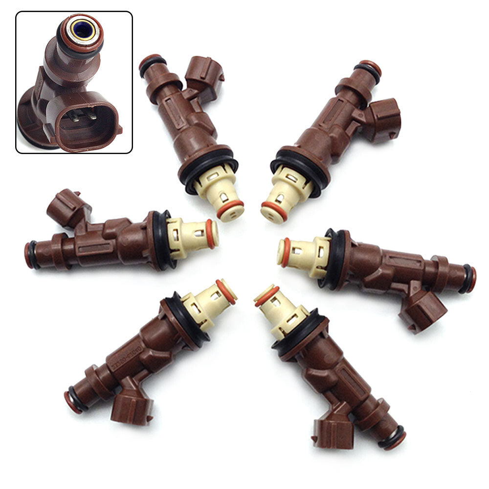 SET Of 6Pcs Fuel Injectors for Toyota 4Runner SR5 Sport Utility 4-Door 3.4L 1999