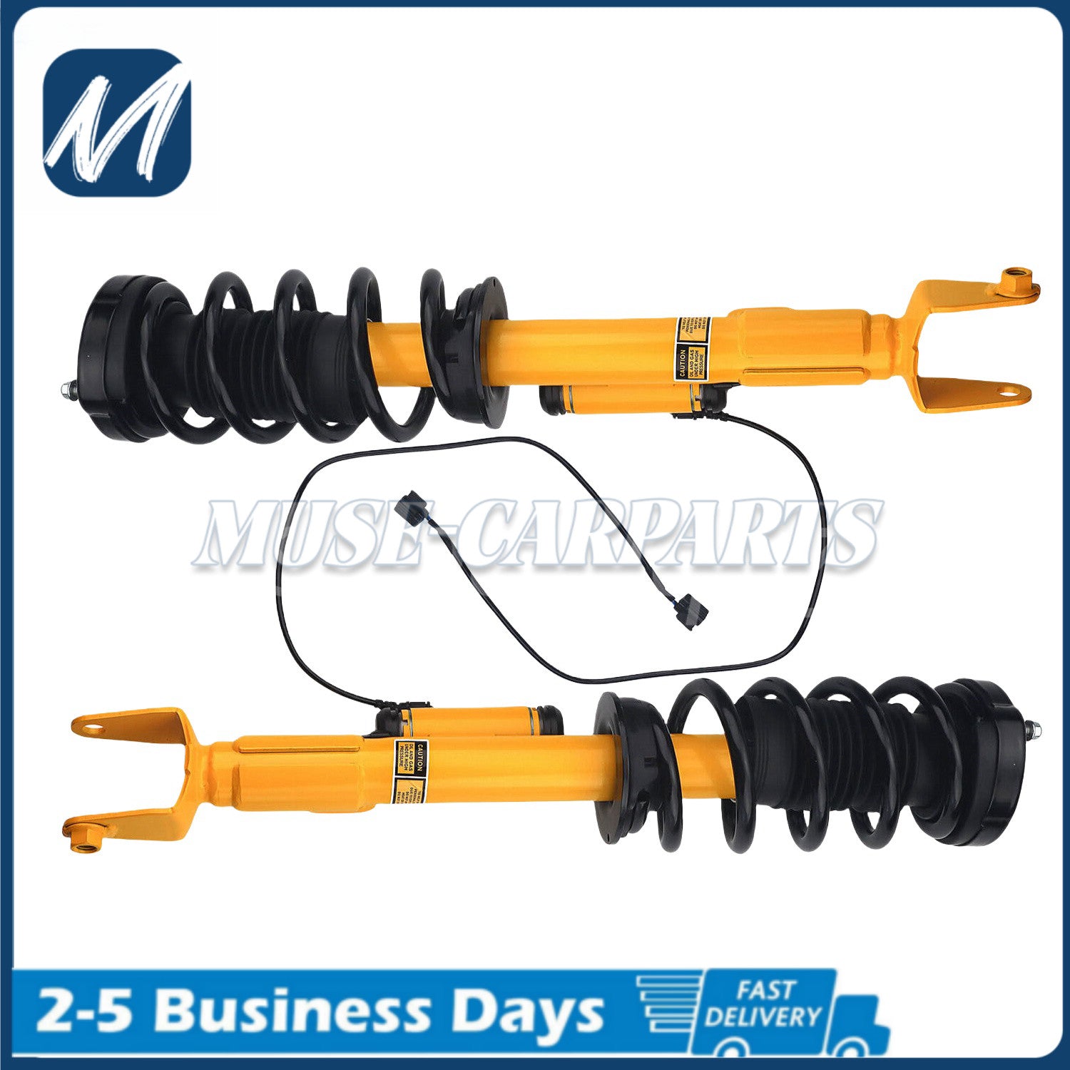 Pair Front Shock Struts Spring Assys Fit for Audi Q3 2019-2023 for VW for Tiguan 2018-2023