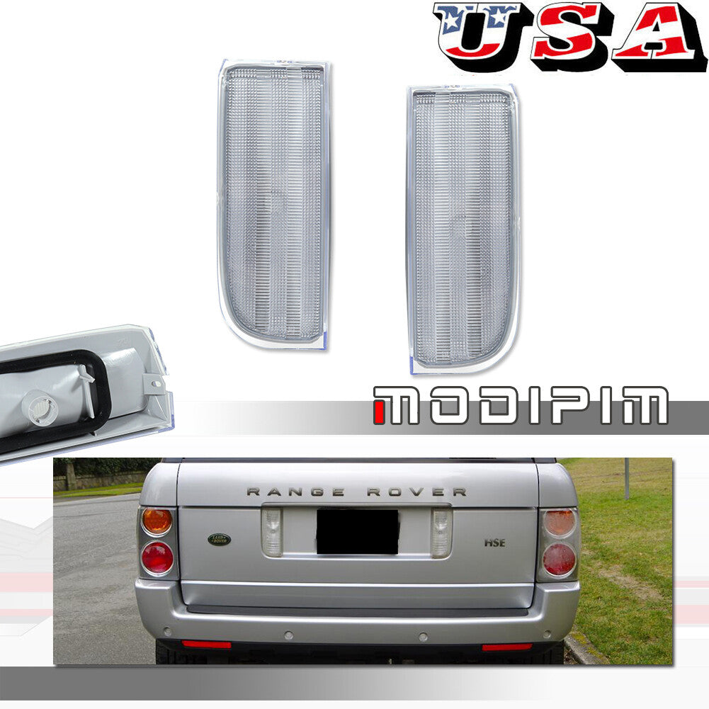 LH+RH Side Tailgate Reverse Backup Light (Transparent) Applicable to for Range Rover L322 (2003-12-)