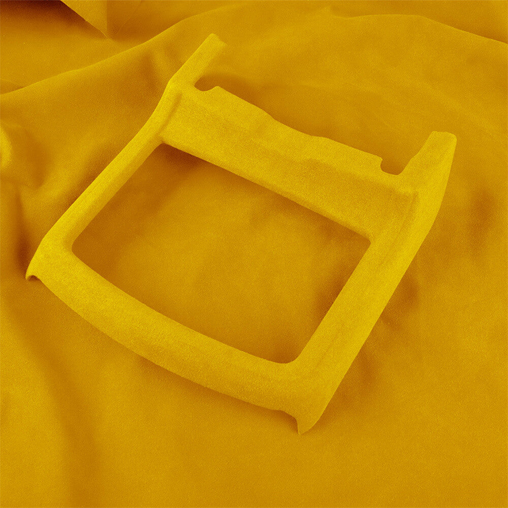Suede Yellow Central Water Cup Holder Panel Cover Fit for Dodge Charger 2015-23