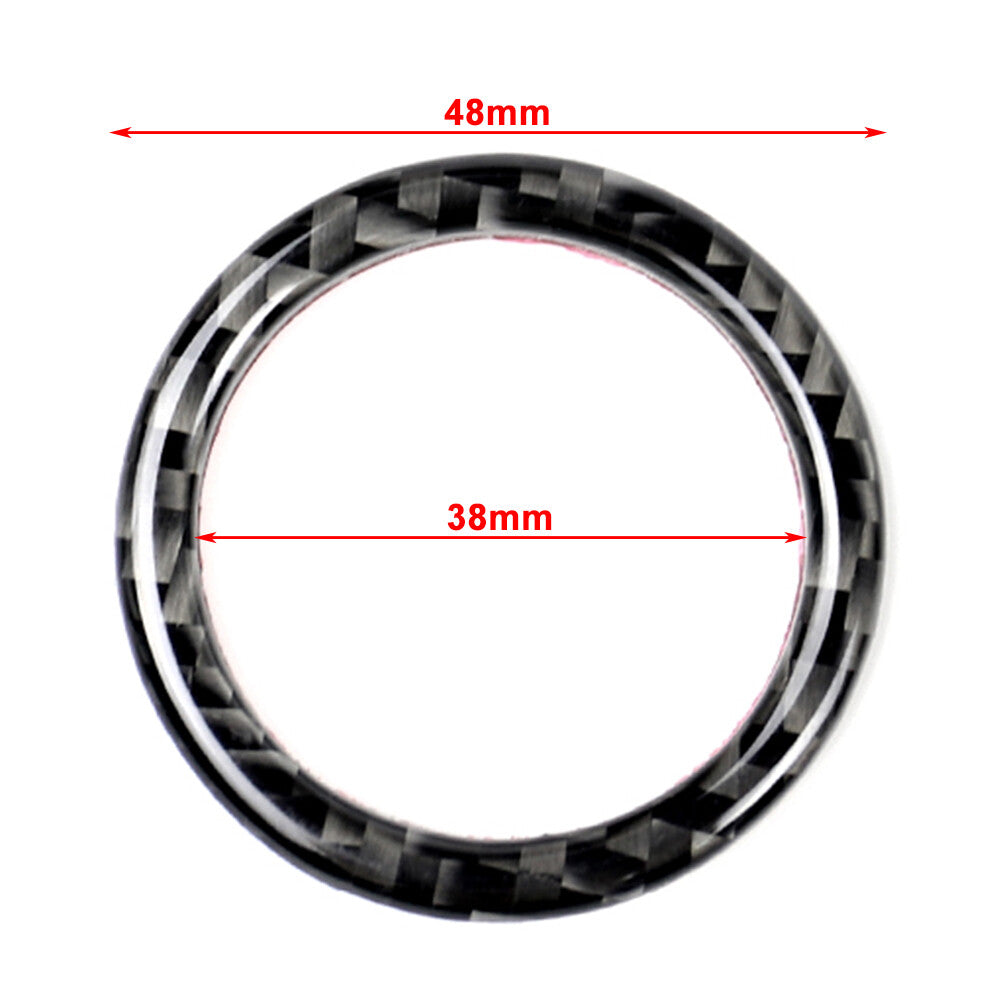 Black Engine Start Stop Button Ring Cover for Mercedes-Benz A B C GLC GLA CLA