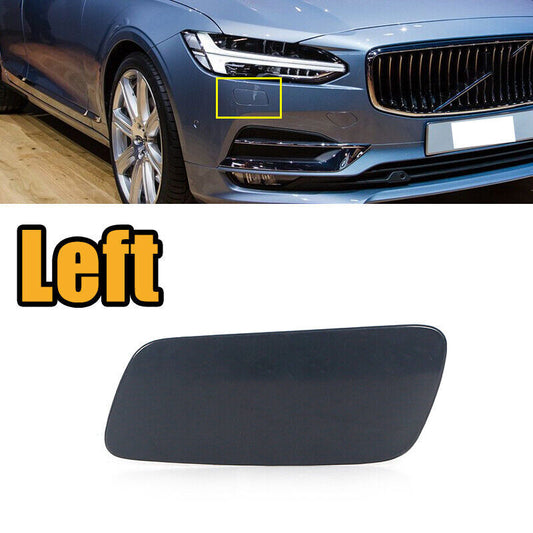 Left front headlight washer cover 3983984, primer suitable for Volvo S90 2017-2019.