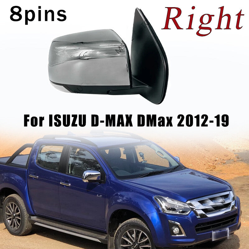 Right Rearview Mirror With Turn Signal Fold Lens for ISUZU D-MAX DMax 2012-19