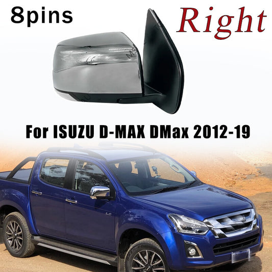 Right Rearview Mirror With Turn Signal Fold Lens for ISUZU D-MAX DMax 2012-19