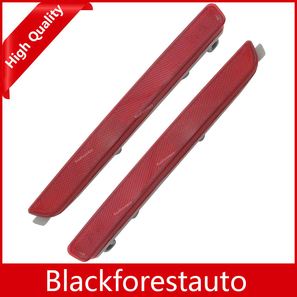 Rear L+R Side Bumper Tail Light Reflector Lamp Red Lens for Mazda 26 CX-7 CX-9