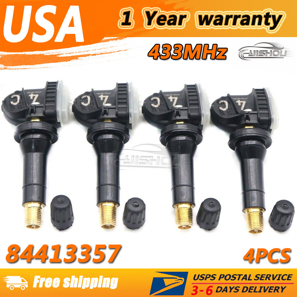 4X 84413357 New Tire Pressure Sensor TPMS for GMC for Cadillac for Chevy for Buick 2018-22