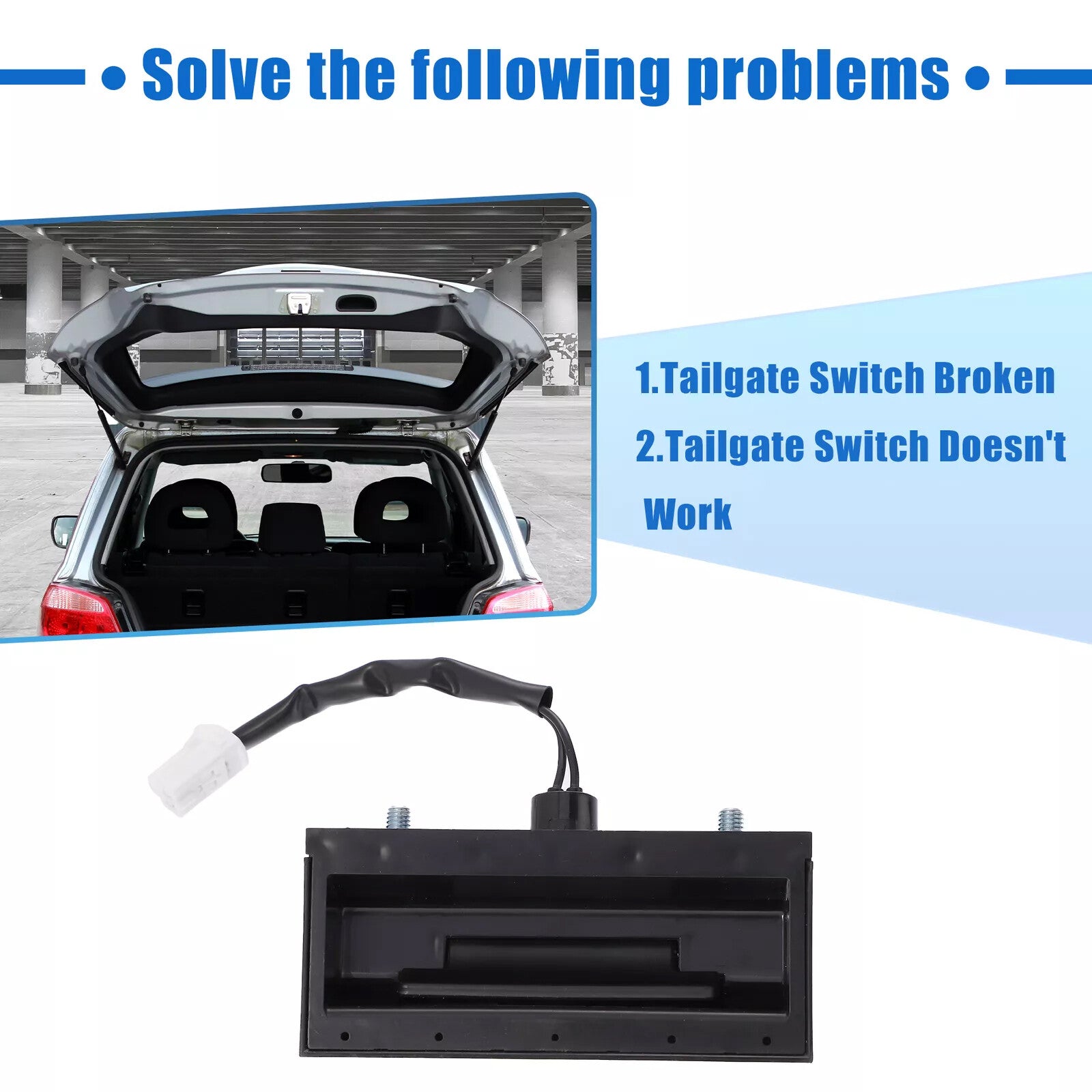 Rear Trunk Tailgate Rear Door Switch for Mitsubishi Endeavor 2004-07 MR599766 aG