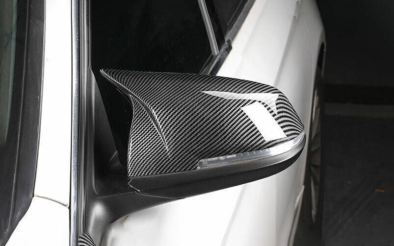 for BMW 3-Series G20 19-23 ABS Carbon Fiber OX Horn Rear Side Mirrors Cover Trim