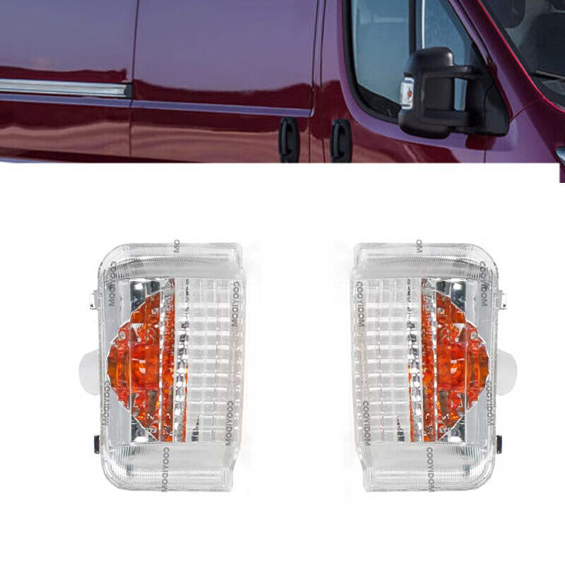 Right Side For 2006-2014 for Ram ProMaster Mirror Turn Indicator Light Clean Lens
