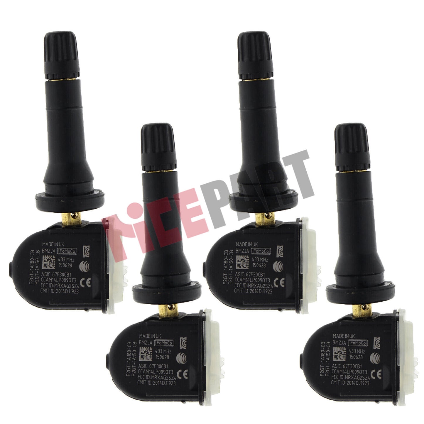 F2GT-1A180-CB TPMS-36 Tire Pressure Sensor compatible 14-20 for Ford 433MHz SET