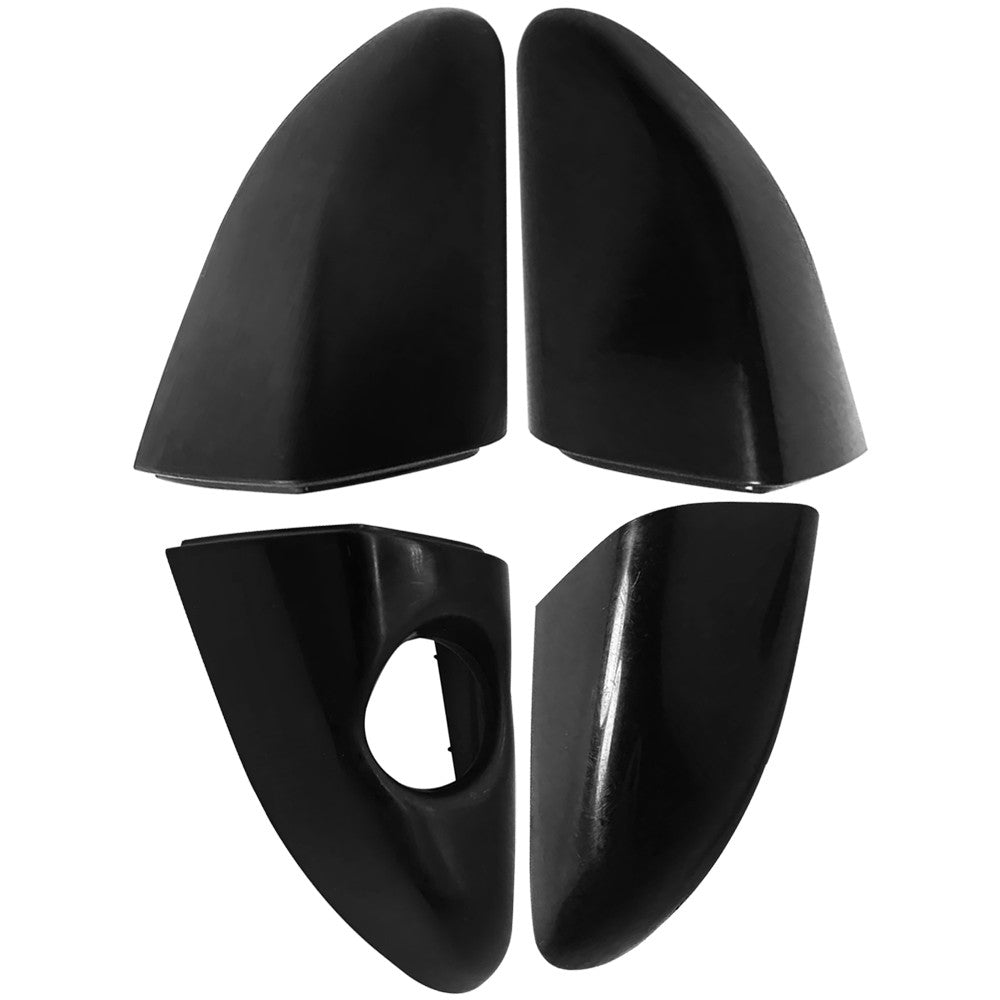 4x Outer Left Right Front Rear Door Handle Cover Unpainted For Sonata 15-19