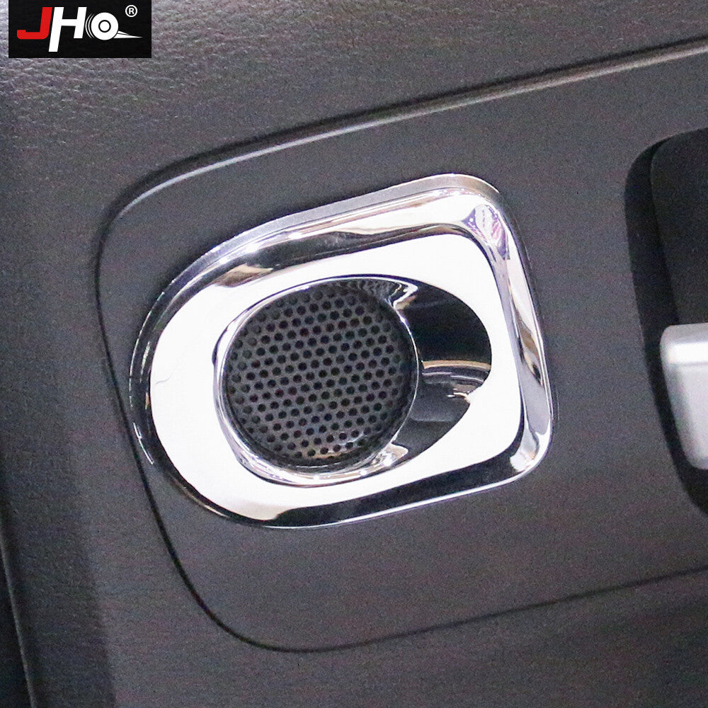 Chrome Car Inner Rear Door Speaker Cover Trim Overlay for Toyota Tundra 2014-21