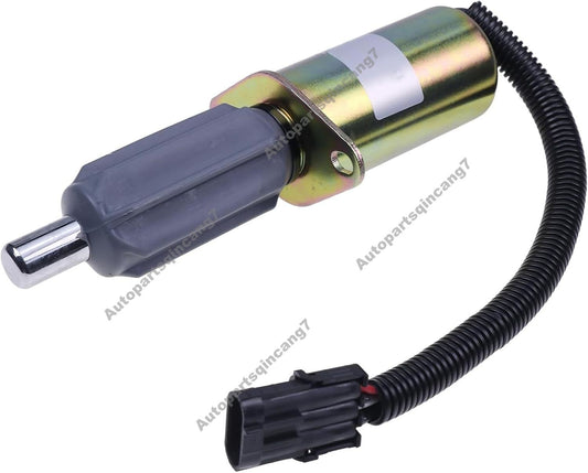 12V Fuel Shutoff Solenoid J921978 for CASE Tractor 7110 7120 7130 7140 7150