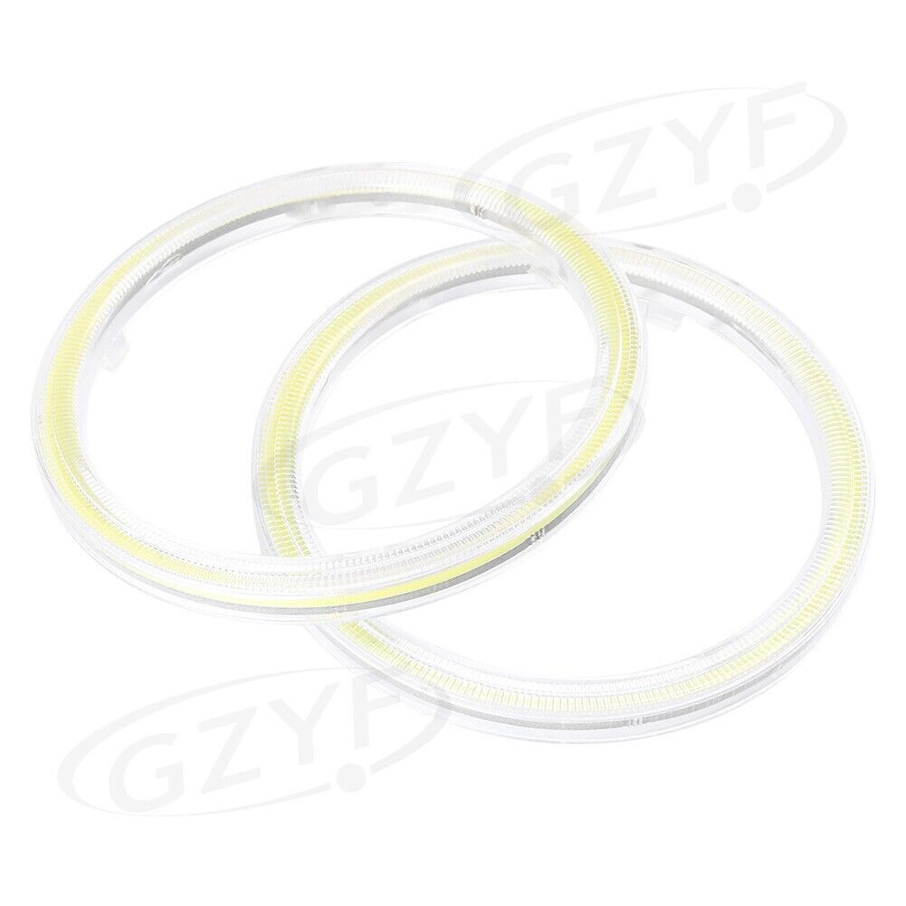 2x 100mm 12V-24V Angel Eyes 117 COB Halo Ring Light Car LED Headlight