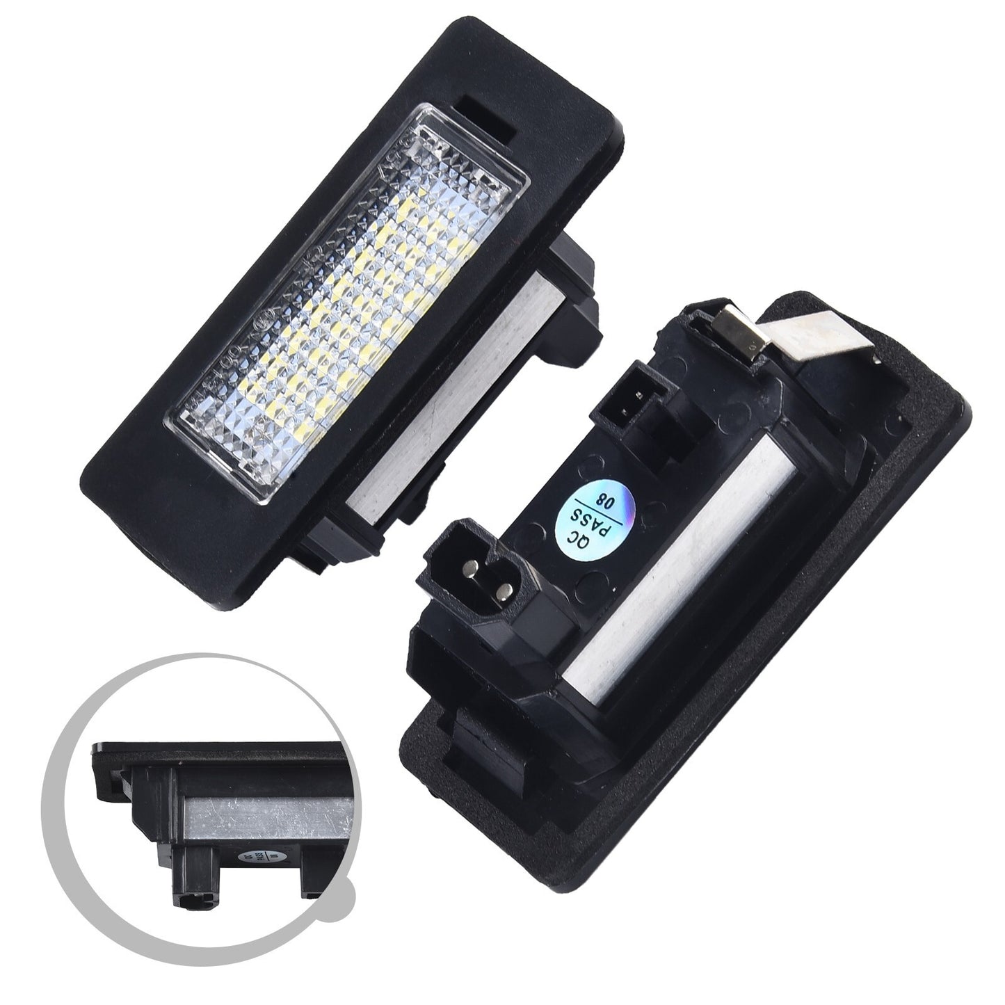 2 Incorrect LED License Plate Bulbs for E90, E92, E39, E60, E61, M5, E70