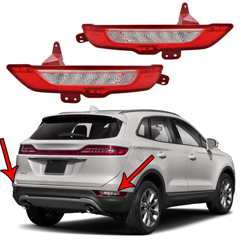 Rear bumper light marker light strip bulb assembly for Lincoln MKC 2015 2016 - 2019