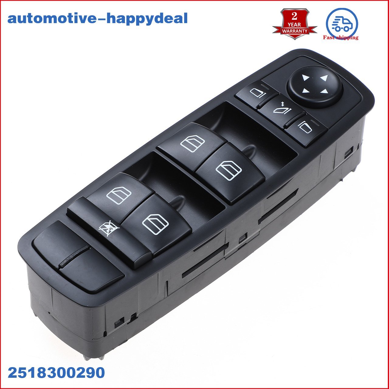 Front Power Window Switch for Mercedes ML GL R Class W164 2518300290 A251830029