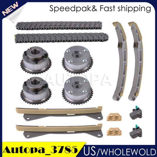 1 Set Timing chain kit For 2015 -2021 Sedona 3.3L 24350-3CGA1 24410-3CGA3 NEW