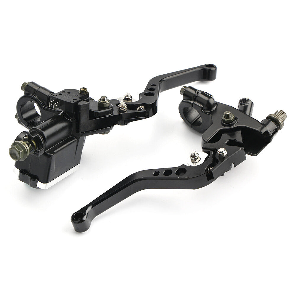 Motorcycle 7/8 inch 22 mm universal brake clutch master cylinder reservoir rod kit