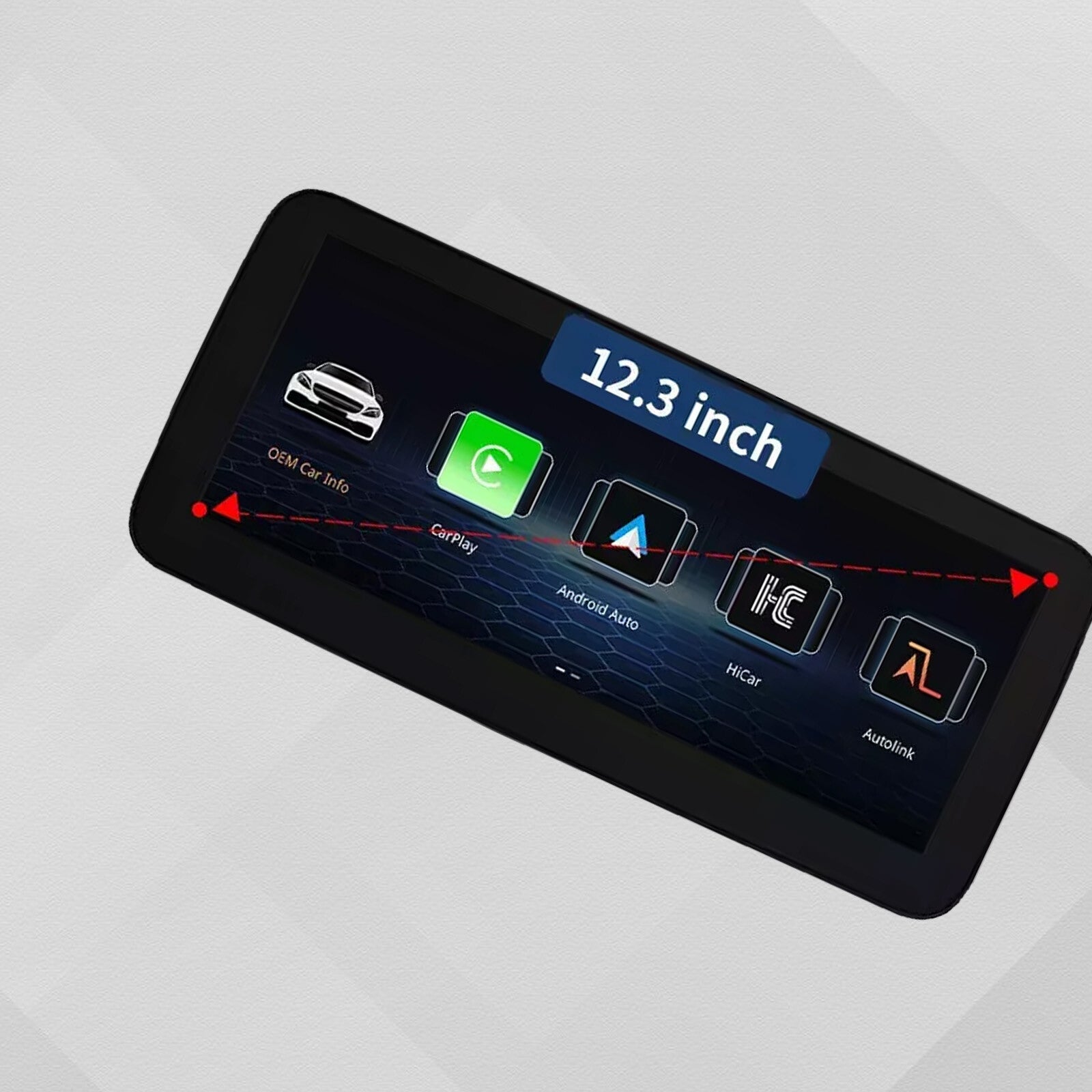 12.3 Wireless Android Auto Touch Screen for Benz G Class W463 NTG4.5/5 CarPl4m