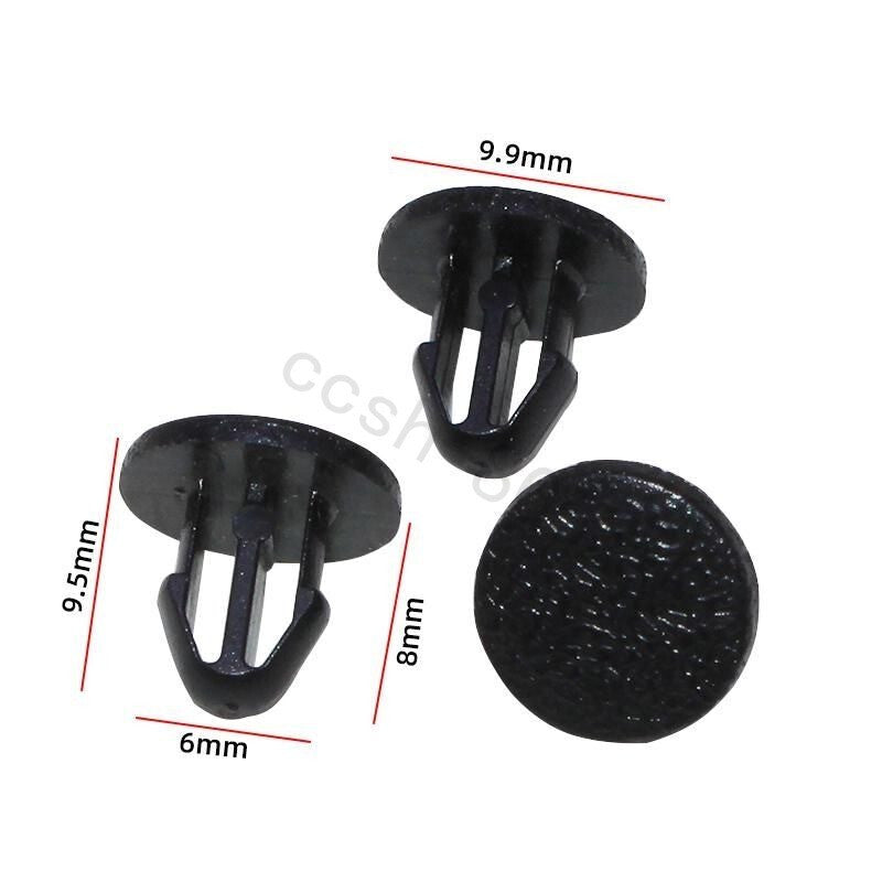 10 Pcs Car Hood Weatherstrip Retainer Clips for Honda