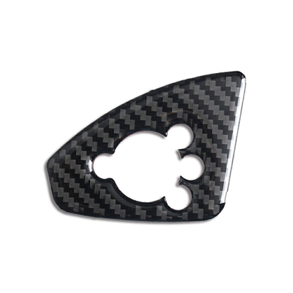 Carbon Fiber Car Interior Door Lock Button Cover Trim Fit for Audi TT TTRS 2008-2014