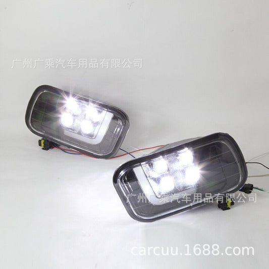 LED Fog Lights with DRL for Dodge for RAM 1500 2500 3500 2009-2012 Fog Lamp Assembly