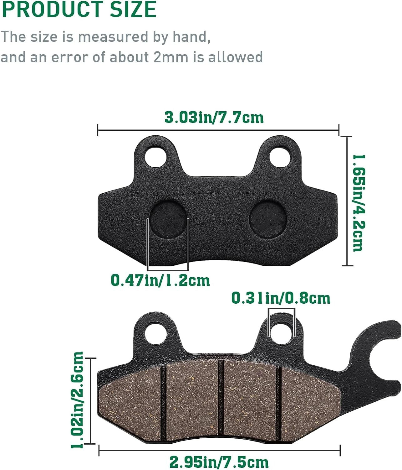 Brake Pad for Kawasaki KVF750 C6F/C7F/D8F/D9F/ for DAF /DBF Brute for Force 750 4x4i 05-11