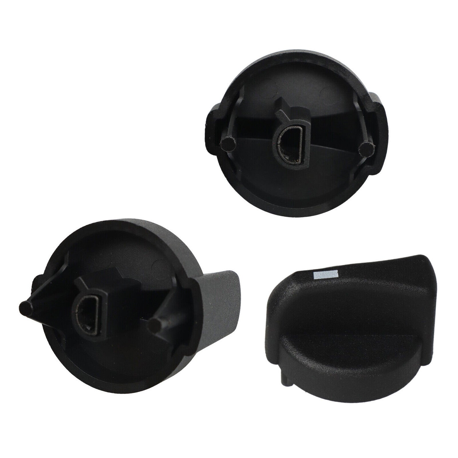 3x AC Heater Control Knobs Kits for Peterbilt Models 1987-2011 121-0001-000