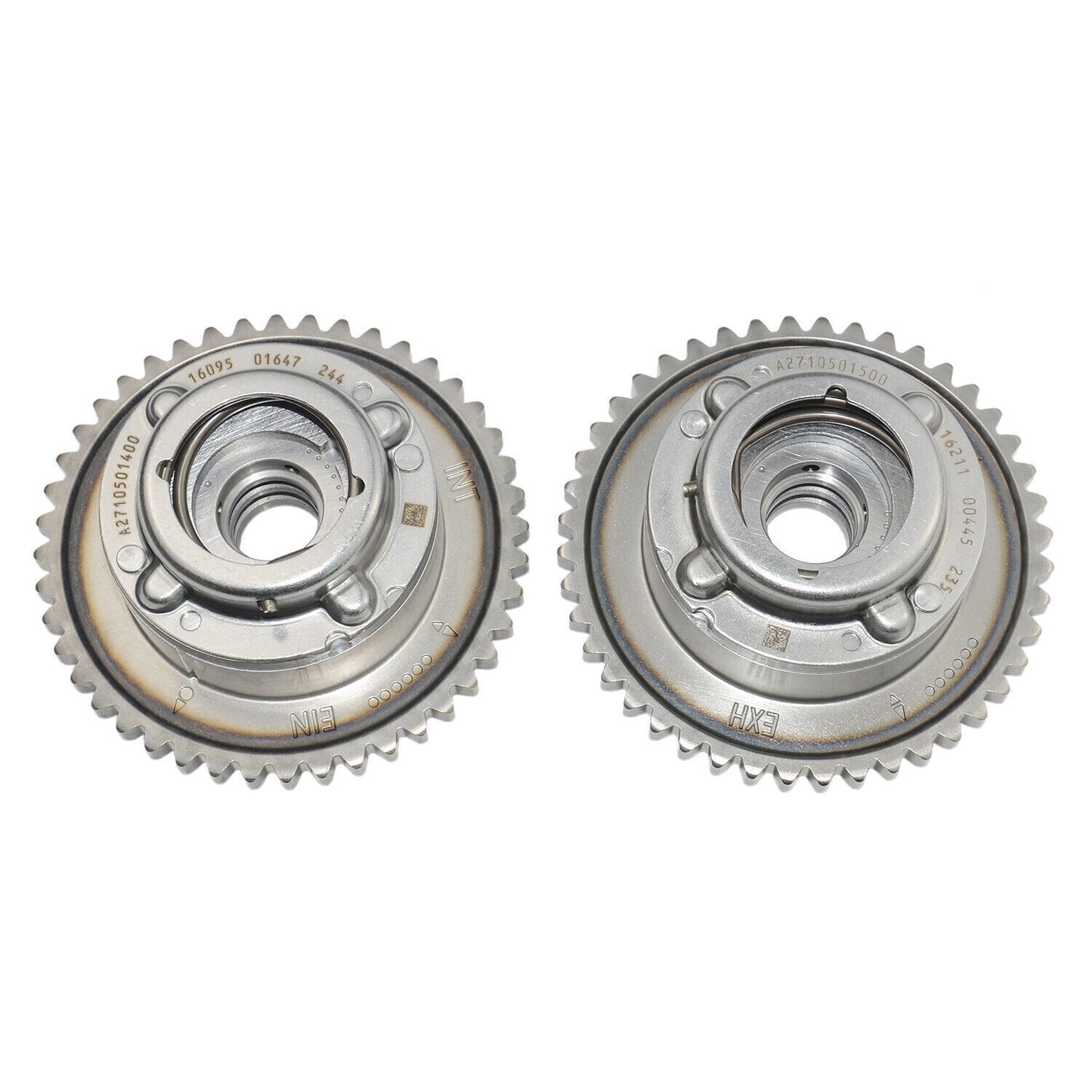 2¡ÁA2710501400 Camshaft Adjuster Gear Intake and Exhaust Fits for Mercedes-Benz M271 W204