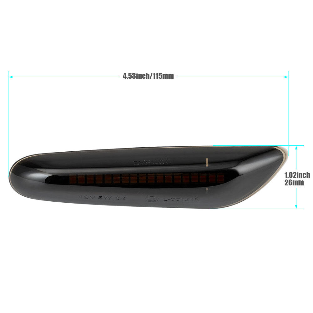 LED Side Marker Light Kit for BMW E60, E82, E83, E90, and E92 - Turn Signal Lights