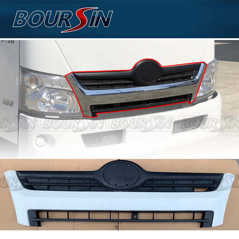 Grille for Hino 155 165 195 300 2012-2020 White Plastic