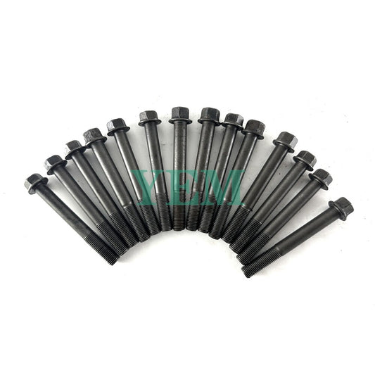 1 Set Engine Head Bolt 14pcs For Yanmar 3TNV76 Engine 3TNV76 Cylinder Head Bolt