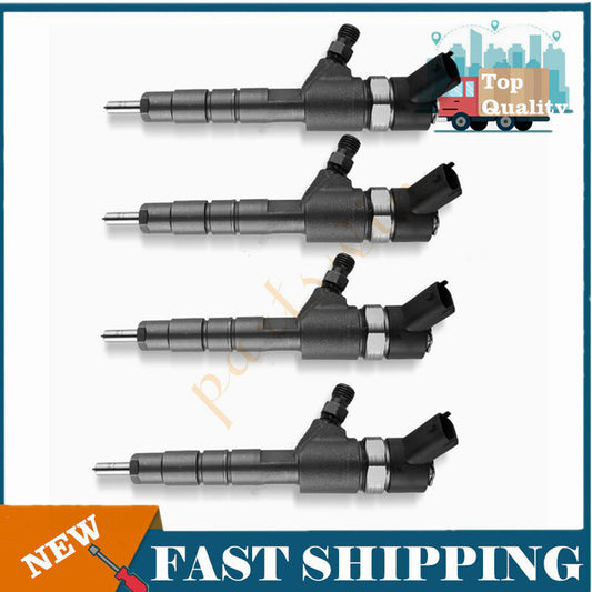 4-pack of new fuel injectors for Yanmar engines 129E01-53100 0445110508 4TNV98CT