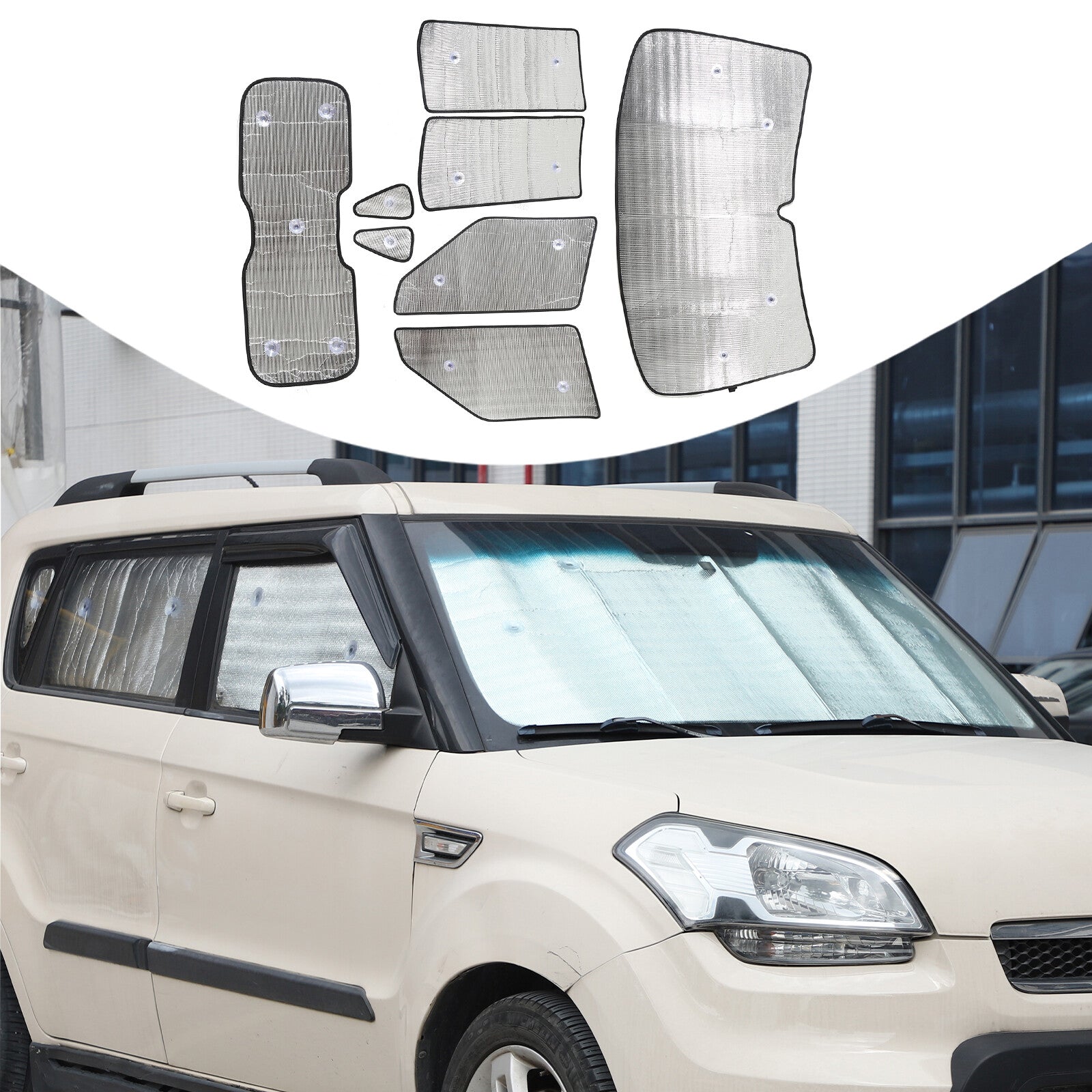 Suitable for Kia Soul 2010-2013 Windows all-Windows privacy sunshade set (8 pieces)