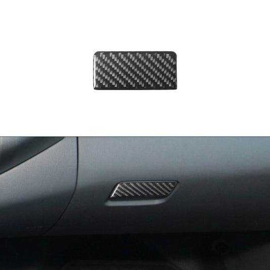 for Toyota Tacoma 2012-2015 Glove Box Trim Switchs Cover Decoration Carbon Fiber