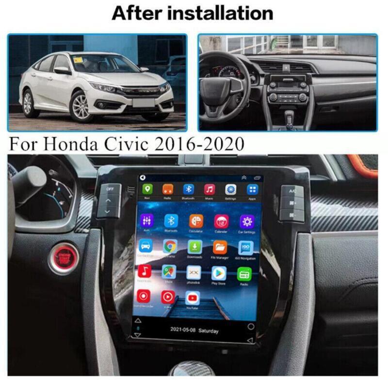 for Honda for Civic 2016-2020 Radio 9.7Android 11 Stereo GPS Nav Head Unit WIFI DAB
