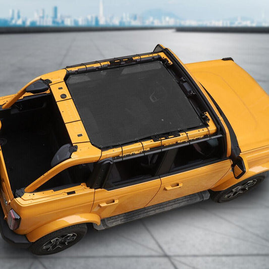 Bronco Top Sunshade Net Sunshade Soft Top UV Protection Suitable for 2021 - 2024 for Ford