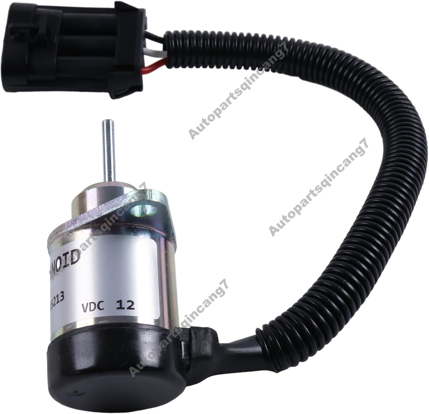 12V Stop Solenoid 1J710-60011 for Kubota Engine V2607 Bobcat Loader S160 T650