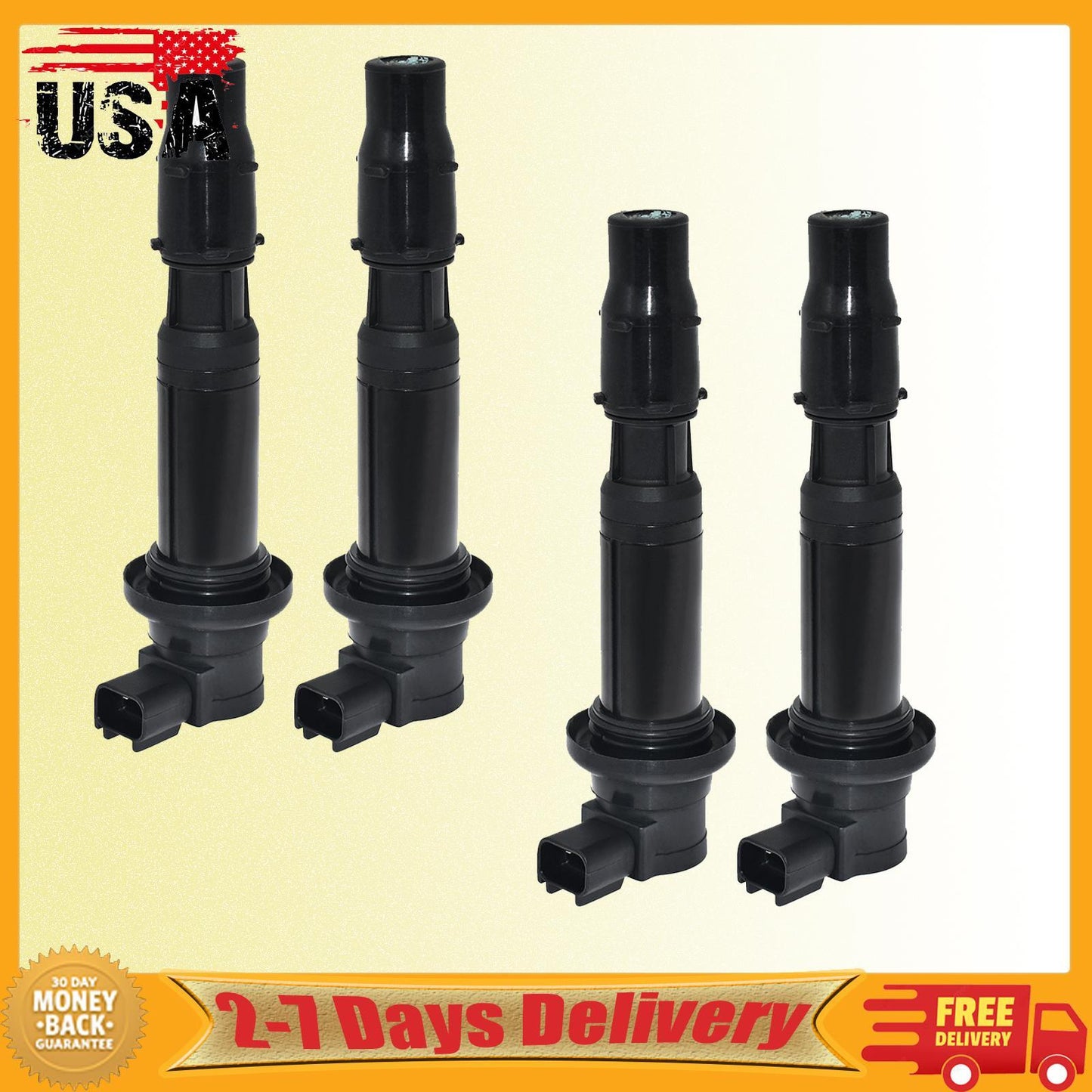 4x Ignition Coil for Mitsubishi for Triumph Tiger 800 XR XCA for Kawasaki ZX6R F6T553