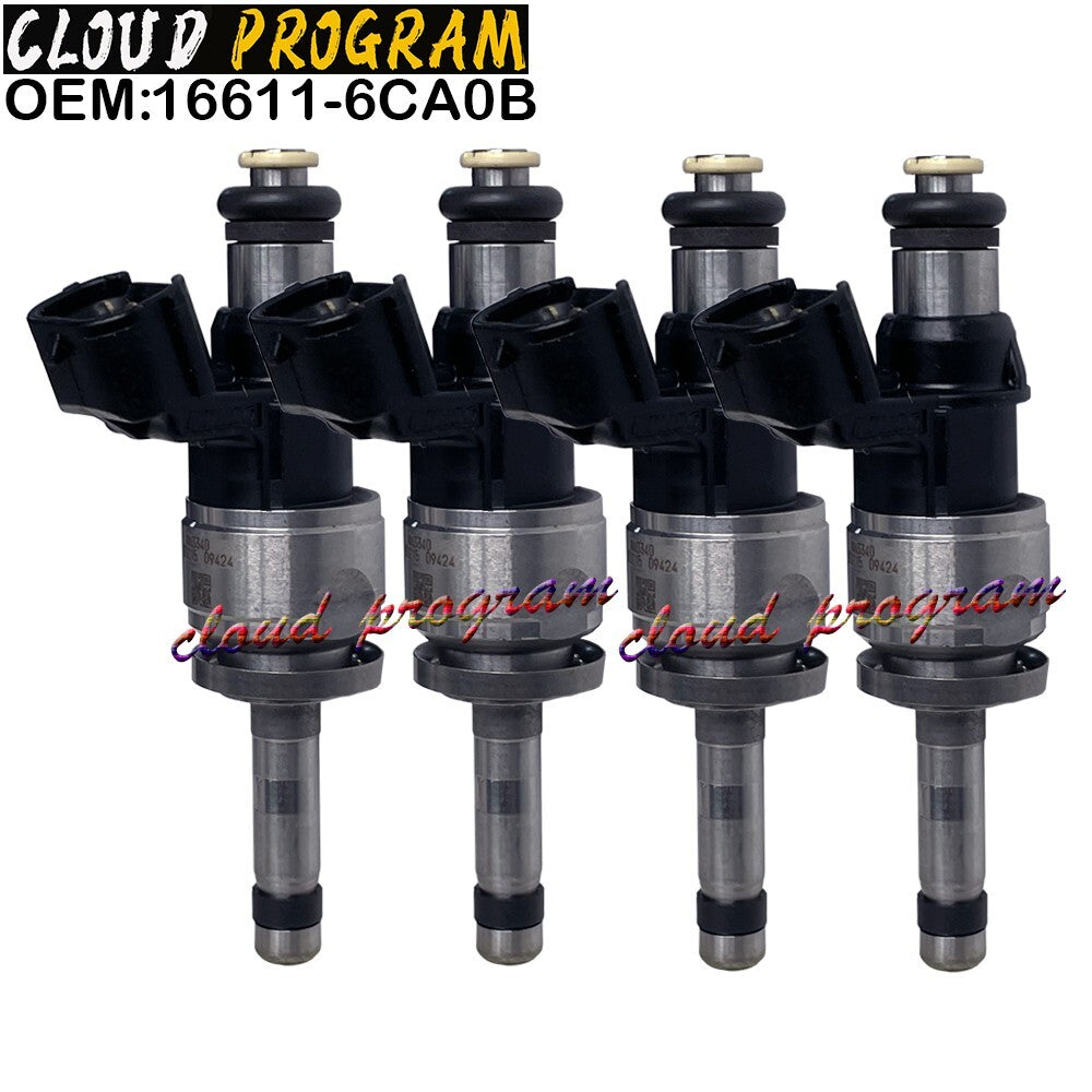 4PCS Fuel Injector 16600-6CA0B For 2019-2022 for Nissan Altima 2.5L PR25DD