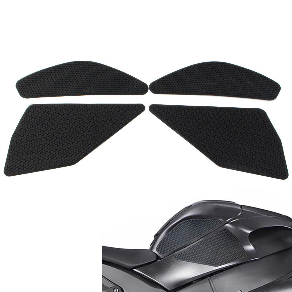 For 2011-2019 for Kawasaki ZX10R Side Knee Tank Traction Grips Pads Protector Black