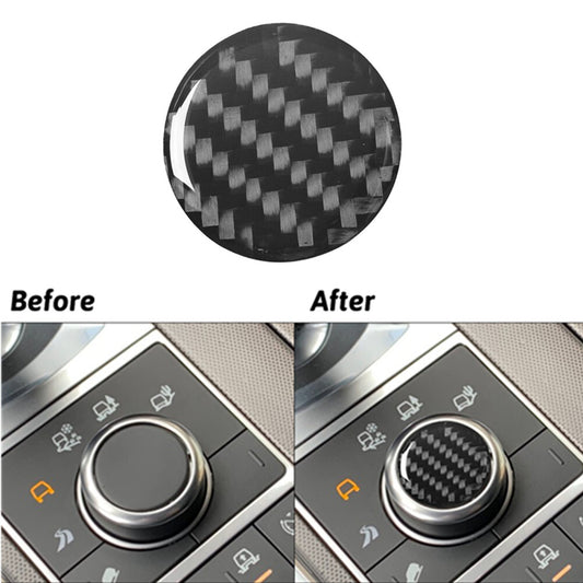 Carbon Fiber Shifter Panel Cover Trim For Land for Range Rover Sport 2014-2017