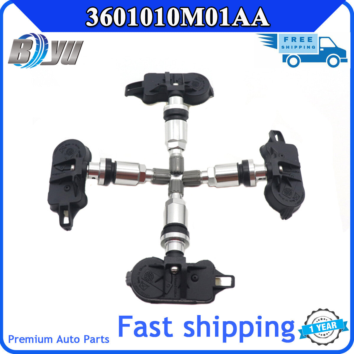 New TPMS tire pressure sensor 36010M01AA 433MHz suitable for Changan CS95 CS75 CS15 4x